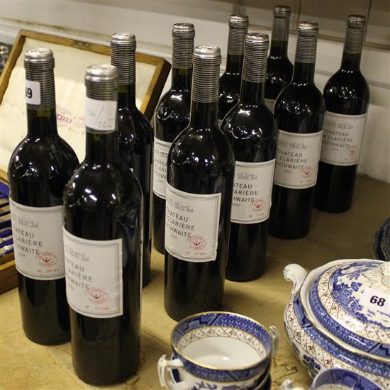 10 bottles Chateau La Clariere Laithwaite, 2009